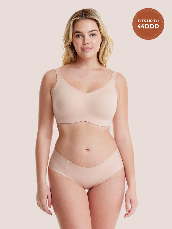 Born For Her - Ultra-Fit Plus Size Seamless T-shirt Bra - EB061