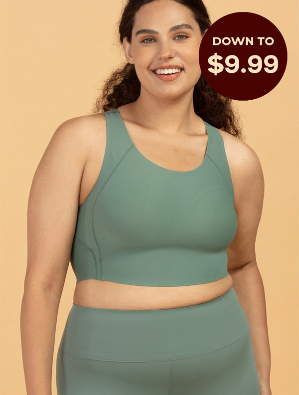 Aero Poise Light Support Longline Sports Bra