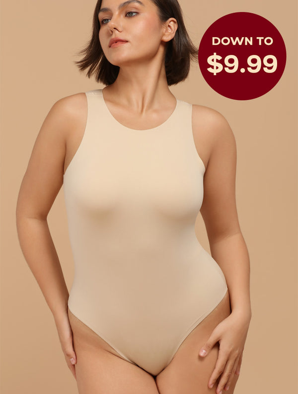 Klassischer Rundhals-Body 