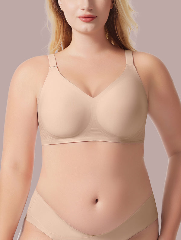 Seamless Soft V Neck Wireless Bra