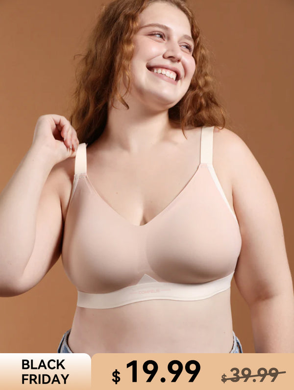 Airlite Everyday Bra with V-Neck Color Blocking