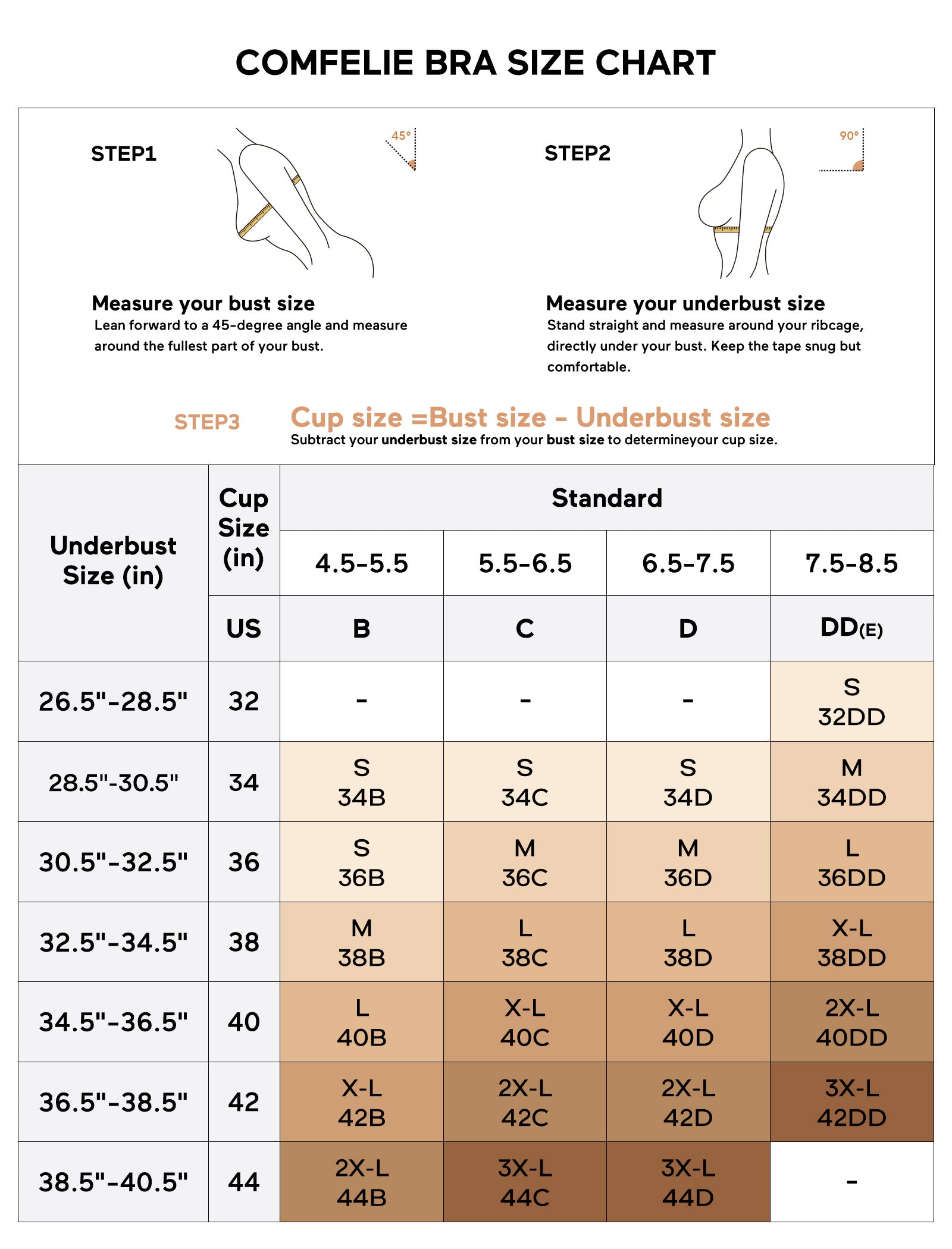 Bra Frame Unless Comfelie®Anti-Uniboob Brushed Full Coverage Bra with UU Frame™