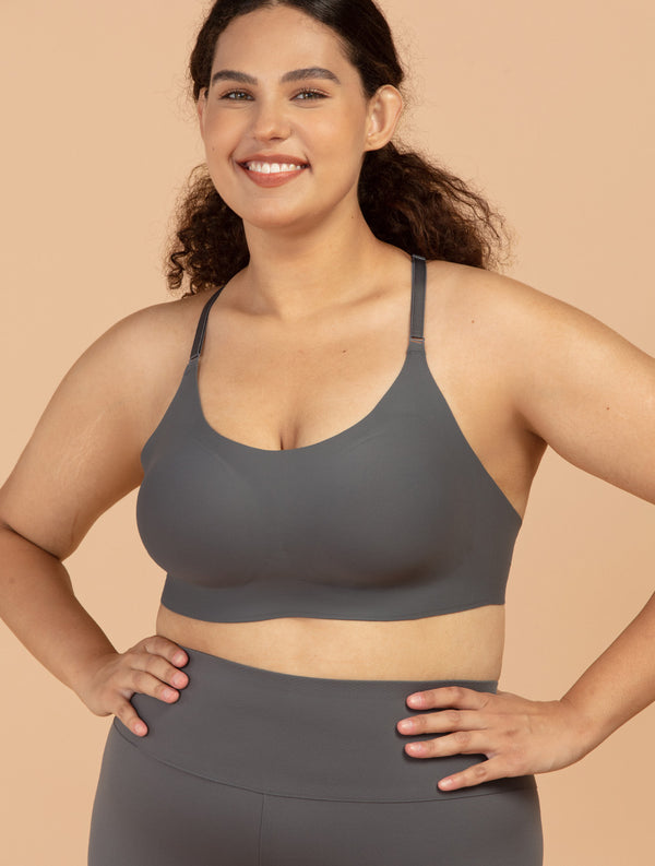 Comfelie Aero Poise Contrast Color Cross Back Sports Bra