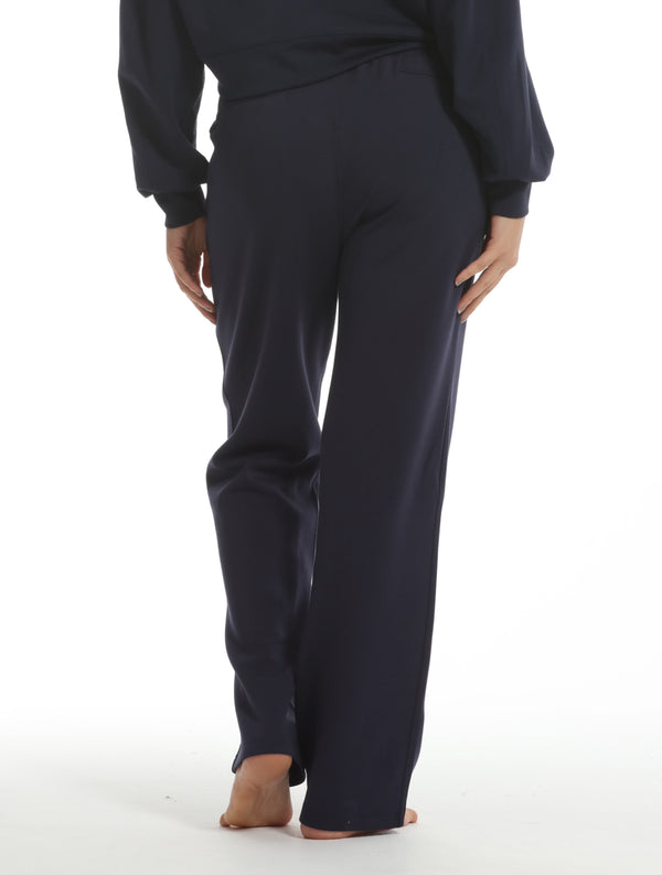 Soft Straight-Leg Mid-Rise Pant