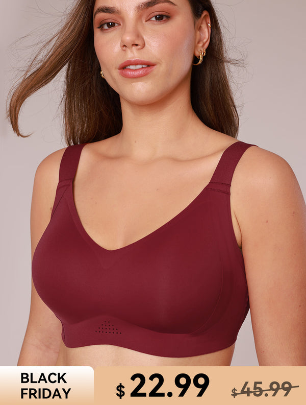 Nano Soft Full Coverage Wireless Bra for Large Breasts