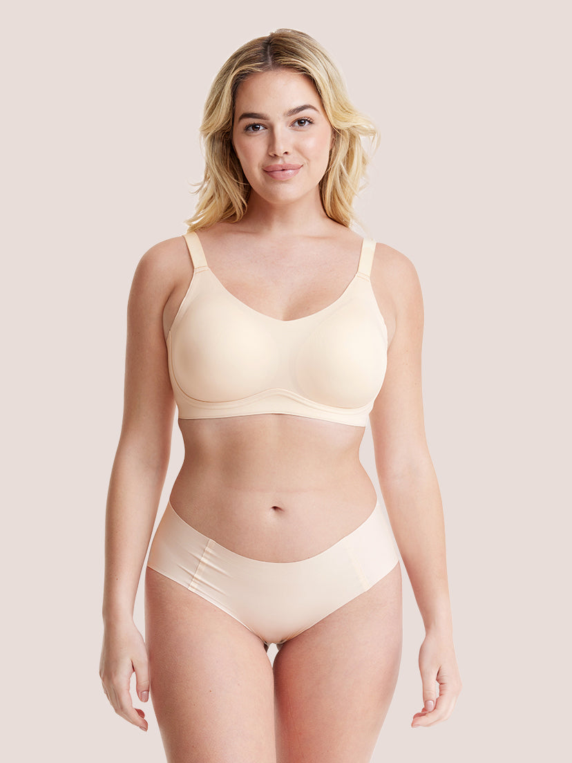 Seamless #Bra with W-shaped Support